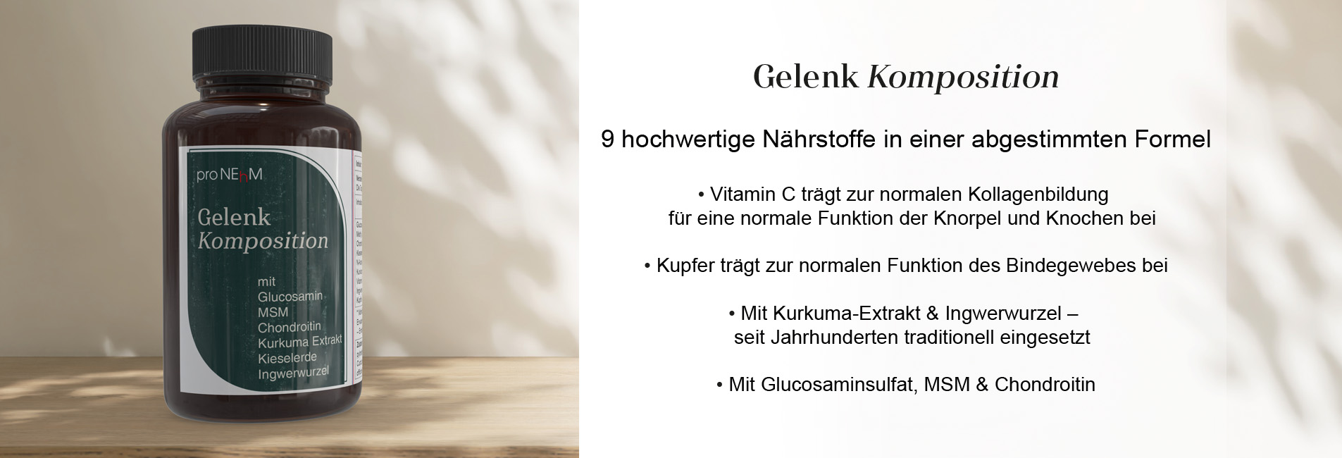 Neuprodukt Gelenk Komposition